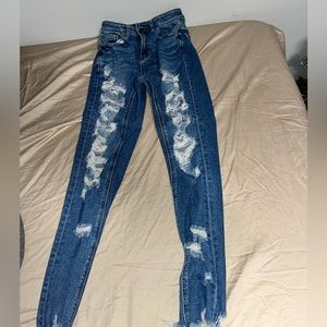 American Eagle High Waisted Mom Jeans Size 000